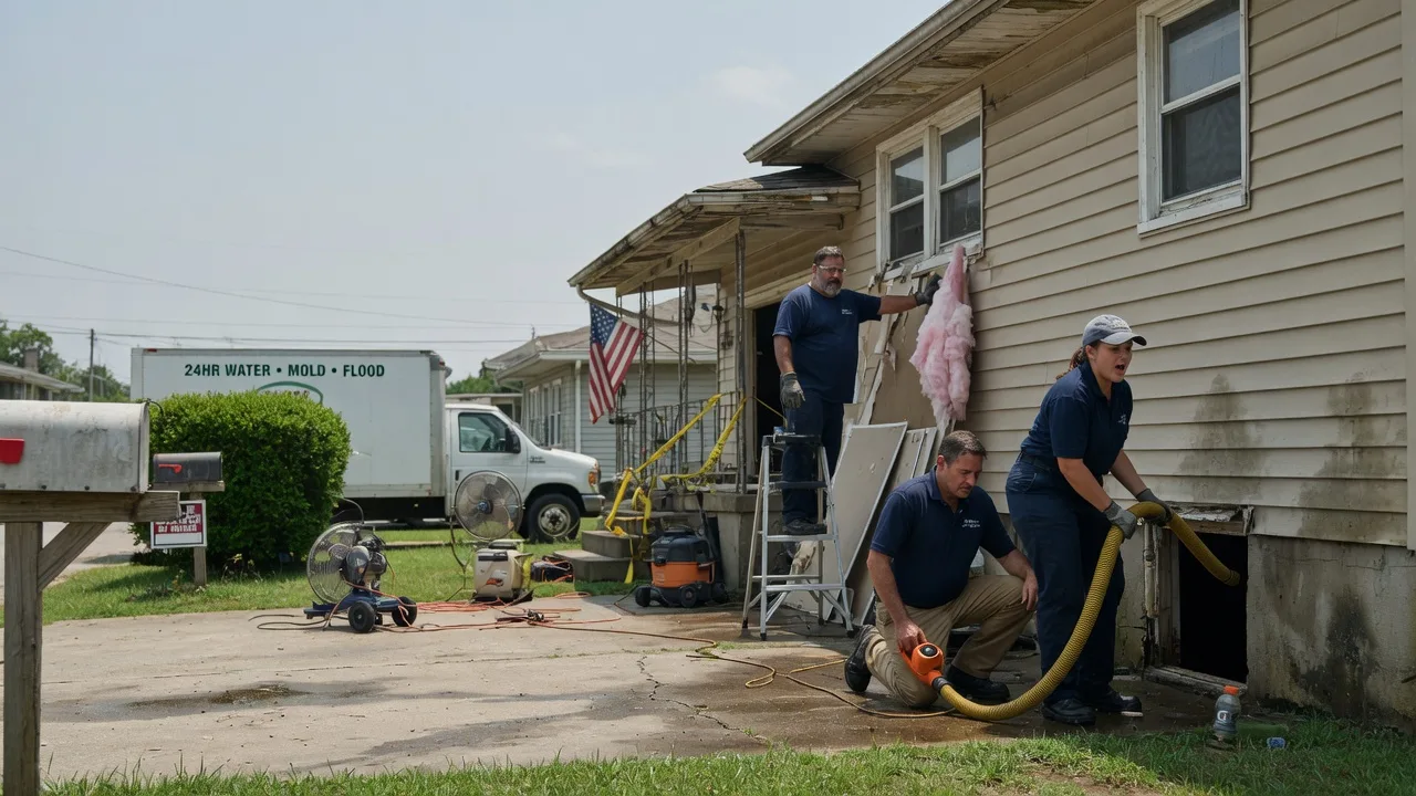 Water Damage Repair in Hostetter, PA near me